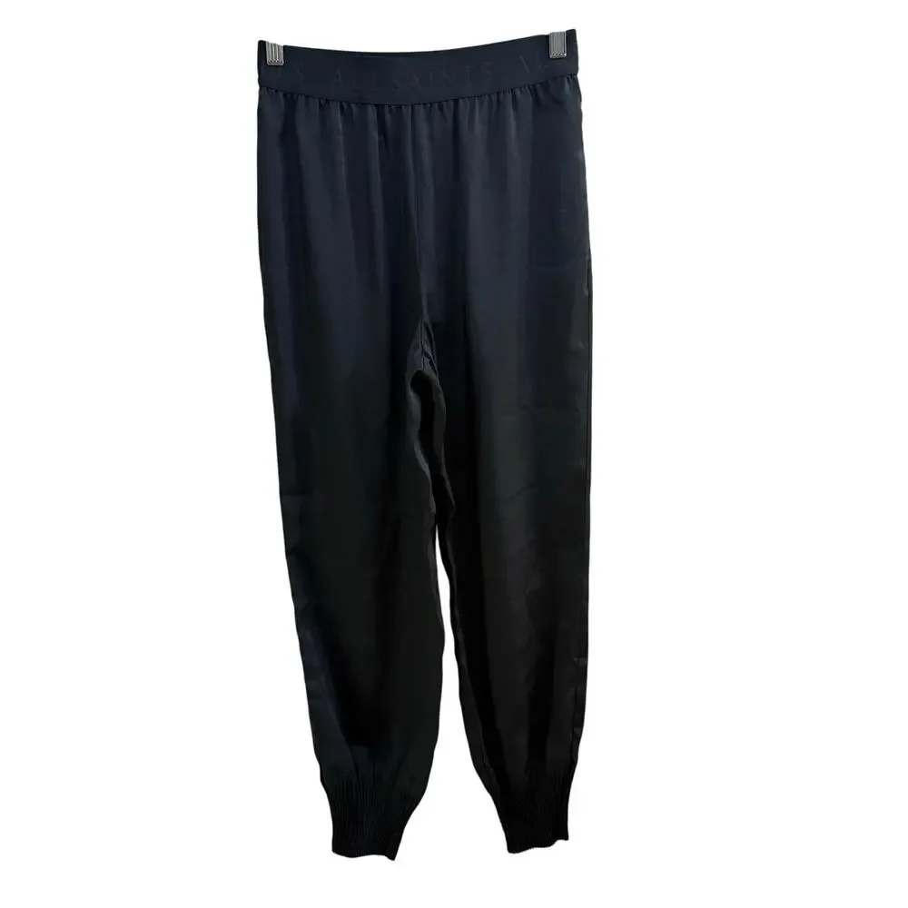 ALLSAINTS Nala Pull On Tapered Jogger Trousers Sz 2 - Picture 7 of 9